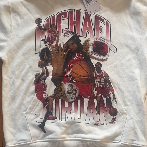 Air Jordan Flight Graphic Michael Jordan Hoodie Mens Medium HJ4396-133 - Picture 2 of 7